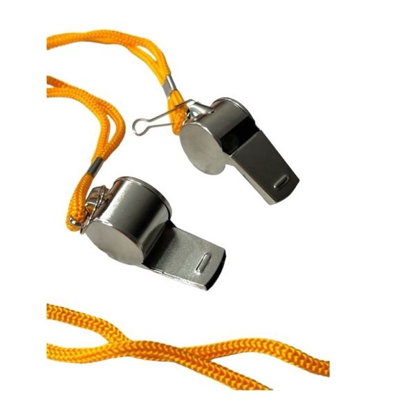 Sports Athletic Whistles 2 Pack Volleyball Basketball Football Soccer Referee - Picture 3 of 3